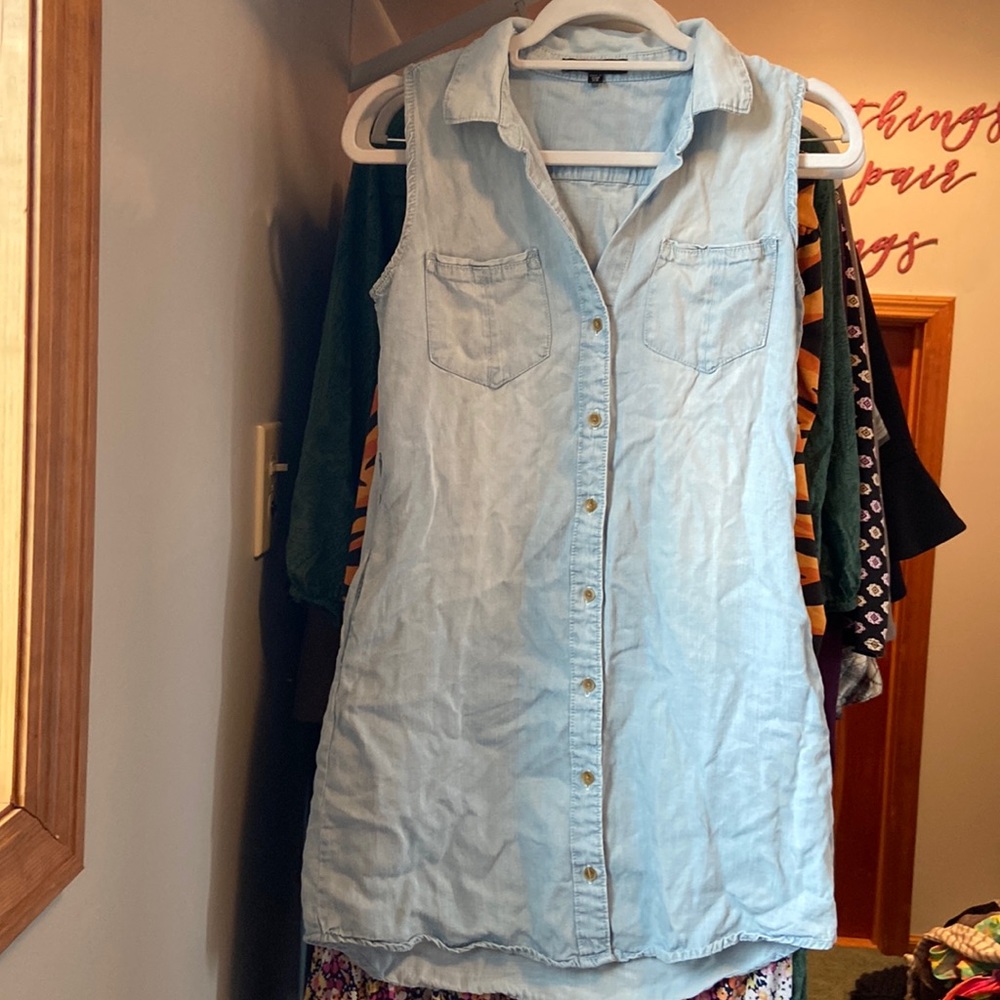 Denim tunic